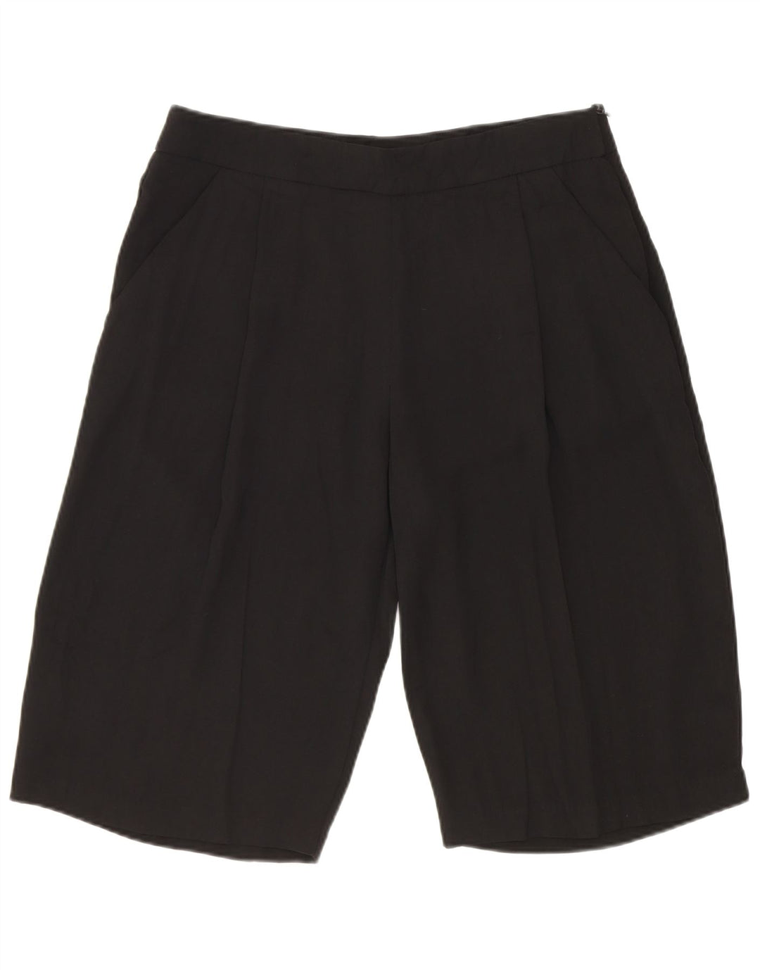 Zara Womens Casual Shorts XS W24 Black Polyester