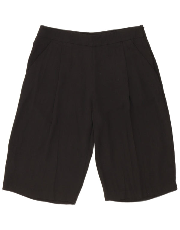 Zara Womens Casual Shorts XS W24 Black Polyester