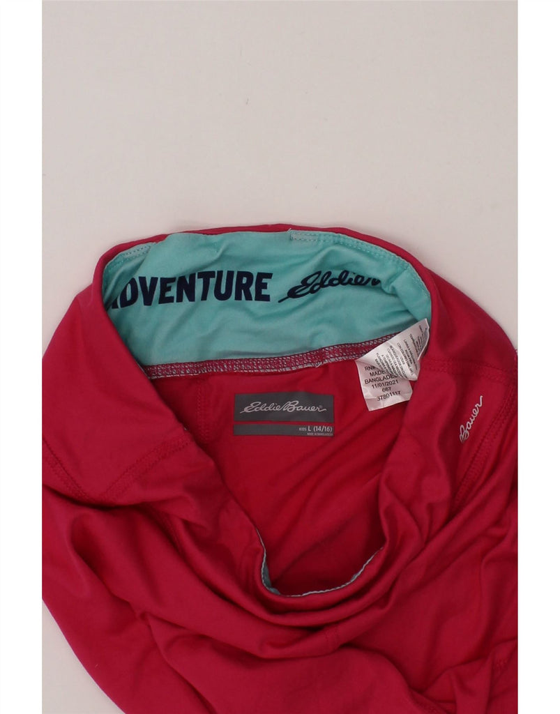 EDDIE BAUER Girls Sport Shorts 14-15 Years Large  Pink Polyester Vintage Eddie Bauer and Second-Hand Eddie Bauer from Messina Hembry 