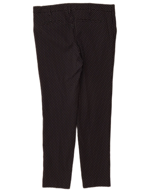Henry s Womens Slim Chino Trousers IT 44 Medium W30 L28 Navy Blue Spotted