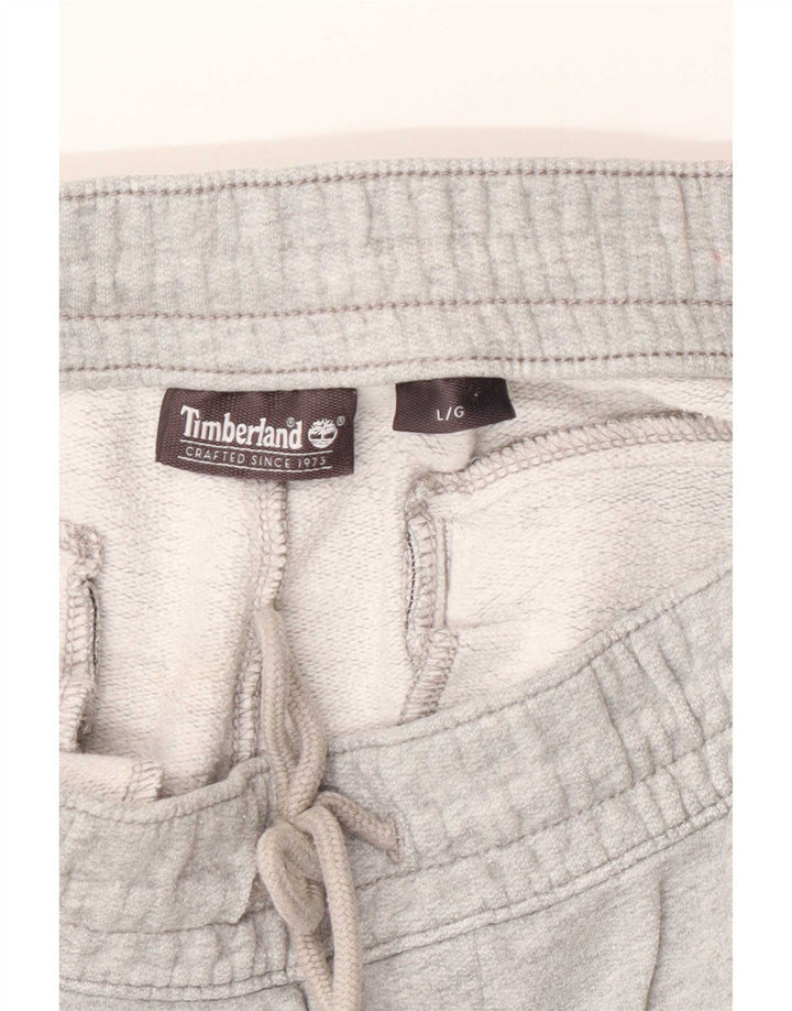 Timberland Mens Tracksuit Trousers Joggers Large Grey Cotton