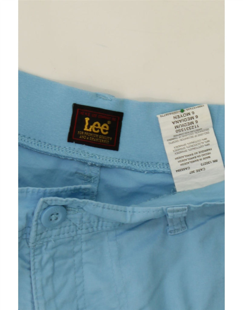 LEE Womens Cargo Shorts US 6 Medium W28  Blue Cotton Vintage Lee and Second-Hand Lee from Messina Hembry 