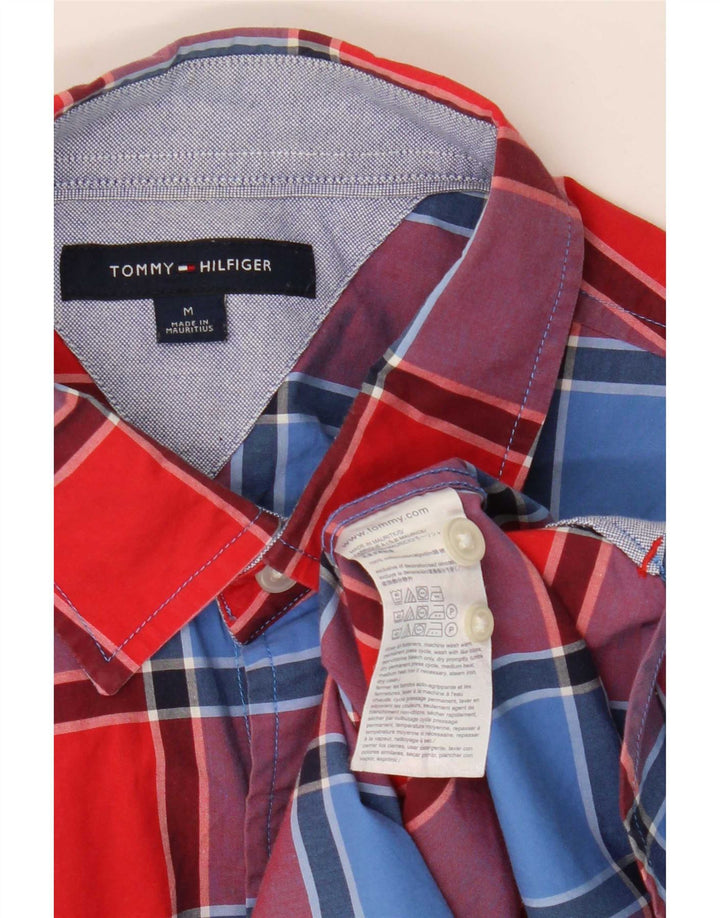 Tommy Hilfiger Mens Shirt Medium Multicoloured Check Cotton