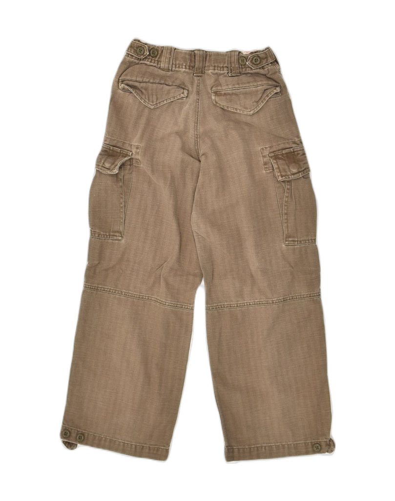 GAP Boys Straight Cargo Trousers 7-8 Years W22 L23 Brown Cotton | Vintage Gap | Thrift | Second-Hand Gap | Used Clothing | Messina Hembry 