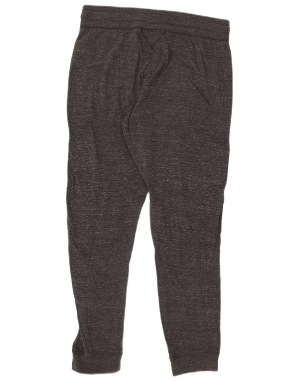 Nike Womens Tracksuit Trousers Joggers UK 14 Medium Grey Flecked Cotton