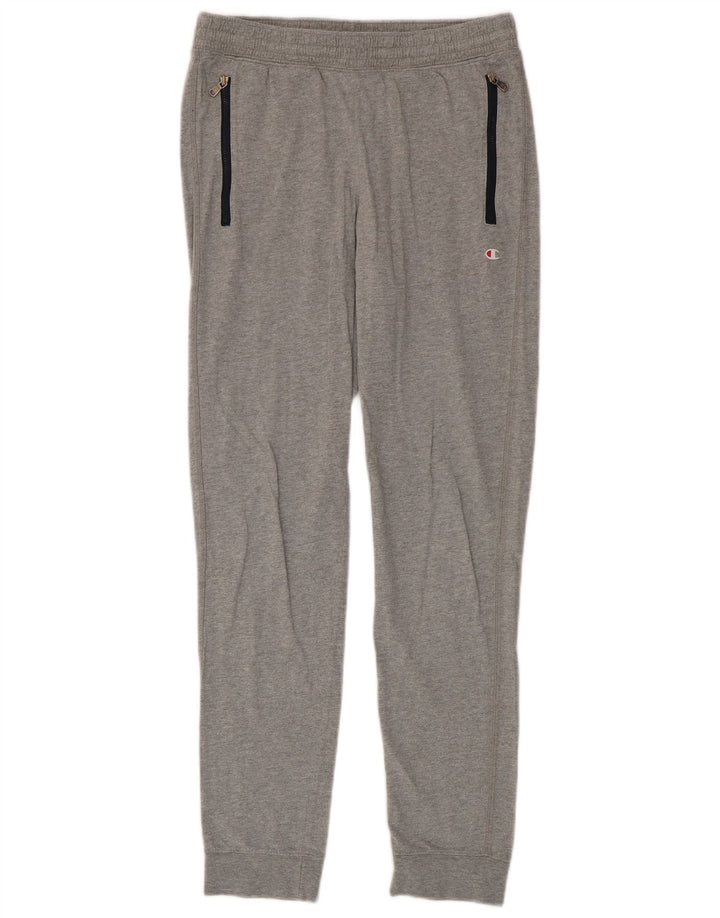Champion Mens Tracksuit Trousers Joggers Small Grey