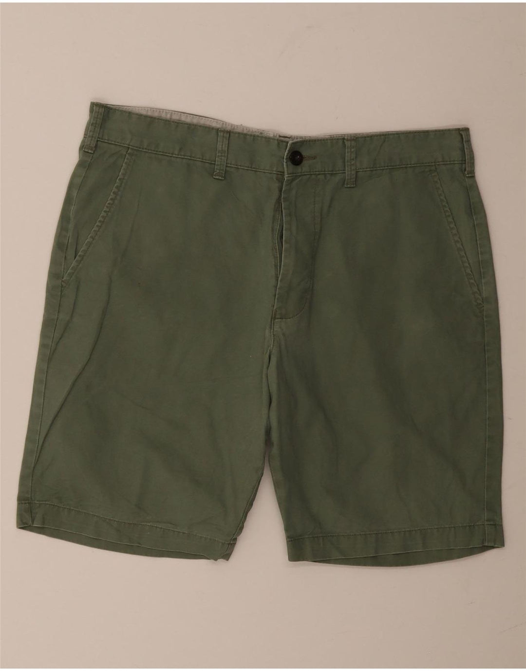 Marks & Spencer Mens Chino Shorts W34 Large Green