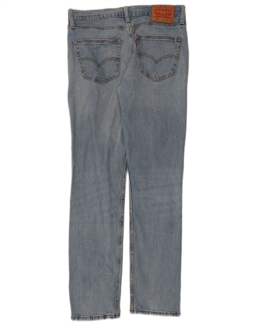 Levi's Mens 511 Slim Jeans W32 L32 Blue Cotton