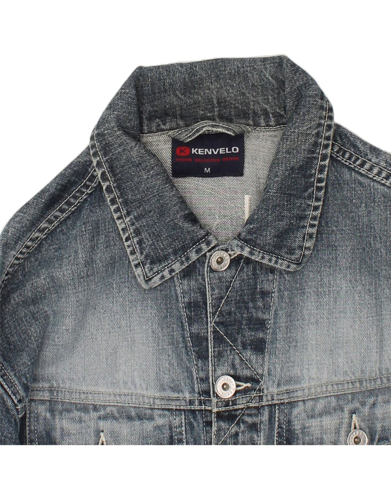 KENVELO Mens Denim Jacket UK 38 Medium Navy Blue Cotton Vintage Kenvelo and Second-Hand Kenvelo from Messina Hembry 