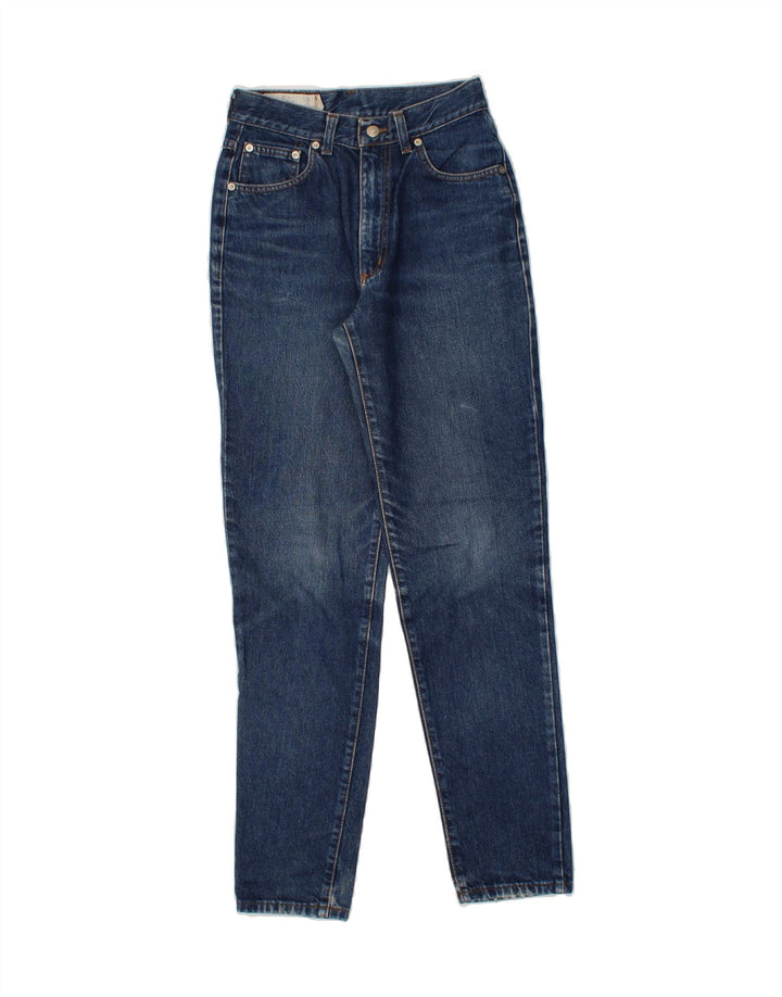 BRITISH KHAKI Womens Tapered Jeans W28 L30 Blue Cotton Vintage British Khaki and Second-Hand British Khaki from Messina Hembry 