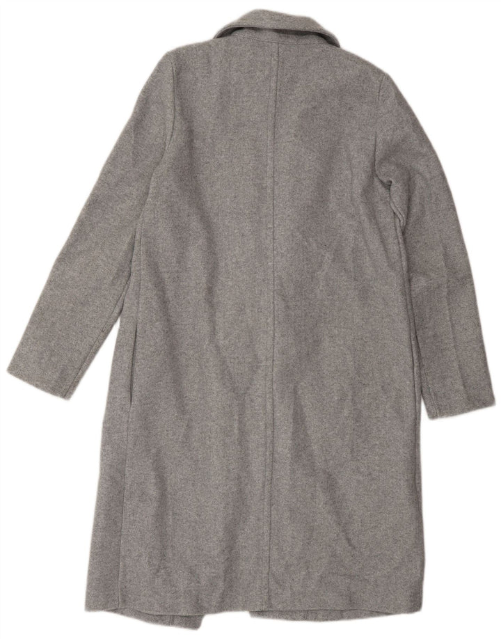 Zara Womens Open Overcoat UK 10 Small Grey