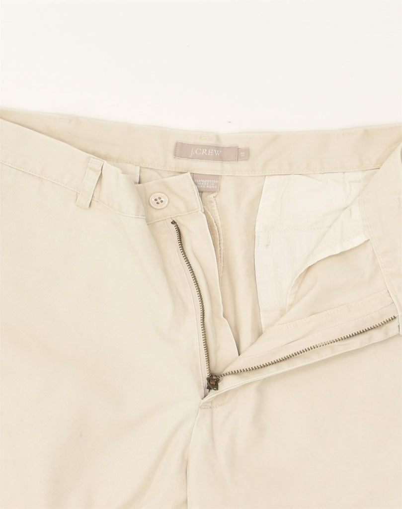 J. CREW Womens Straight Chino Trousers US 10 Large W32 L31 Beige Cotton | Vintage J. Crew | Thrift | Second-Hand J. Crew | Used Clothing | Messina Hembry 