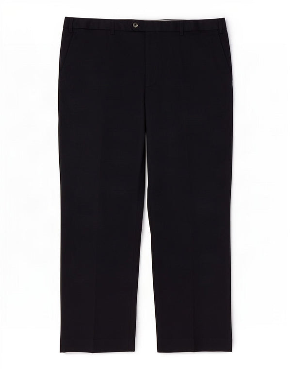 Marks & Spencer Mens Straight Regular Fit Suit Trousers W44 L31 Navy Blue