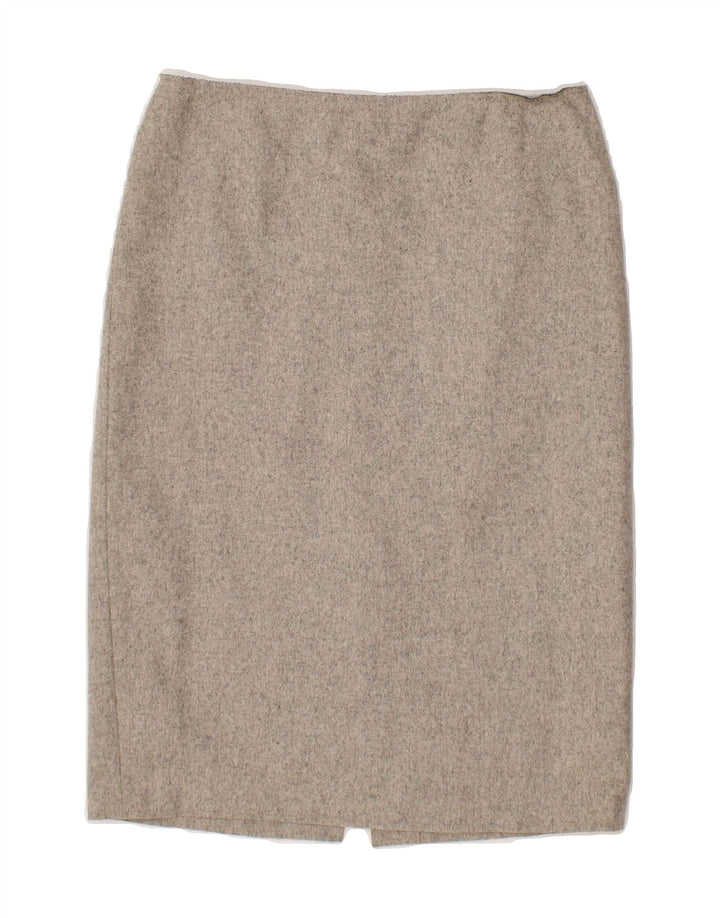 MAX & CO. Womens Straight Skirt IT 42 Medium W30  Grey Wool Vintage Max & Co. and Second-Hand Max & Co. from Messina Hembry 