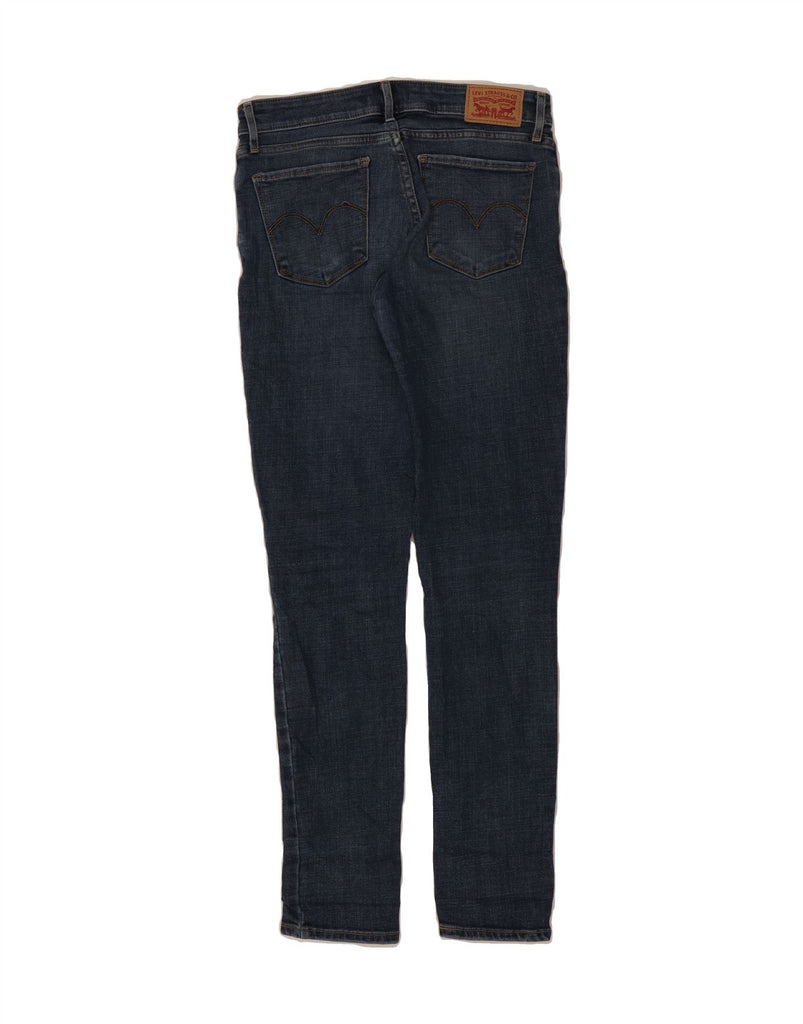 LEVI'S Womens 711 Skinny Jeans W27 L30 Navy Blue Cotton Vintage Levi's and Second-Hand Levi's from Messina Hembry 