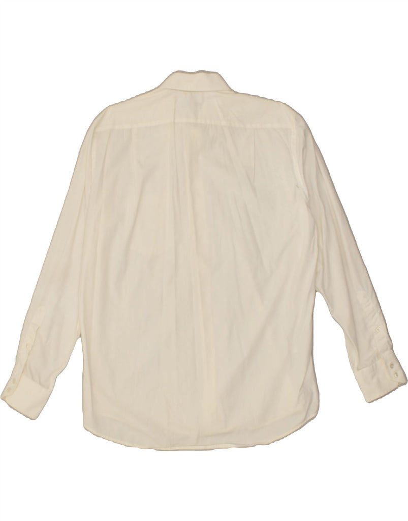 HUGO BOSS Mens Shirt Size 17 43 XL Off White | Vintage Hugo Boss | Thrift | Second-Hand Hugo Boss | Used Clothing | Messina Hembry 