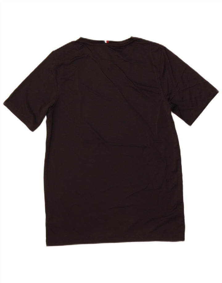 TOMMY HILFIGER Mens T-Shirt Top Small Black Polyester