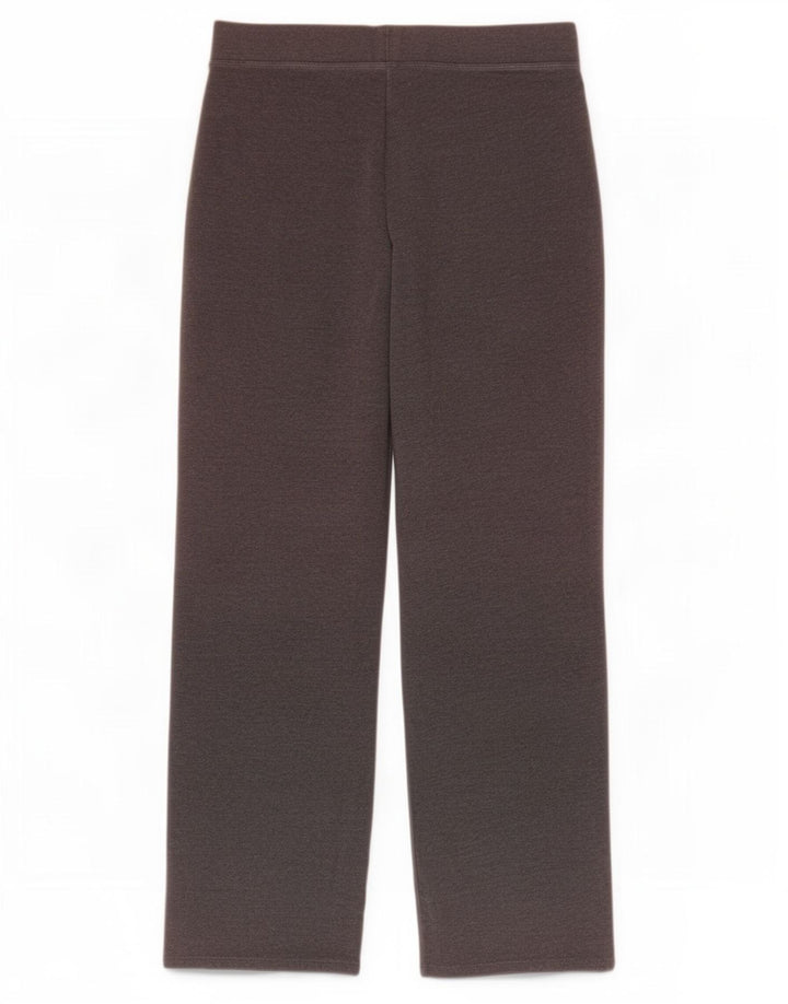 Marks & Spencer Womens Tracksuit Trousers UK 12 Medium Grey Cotton