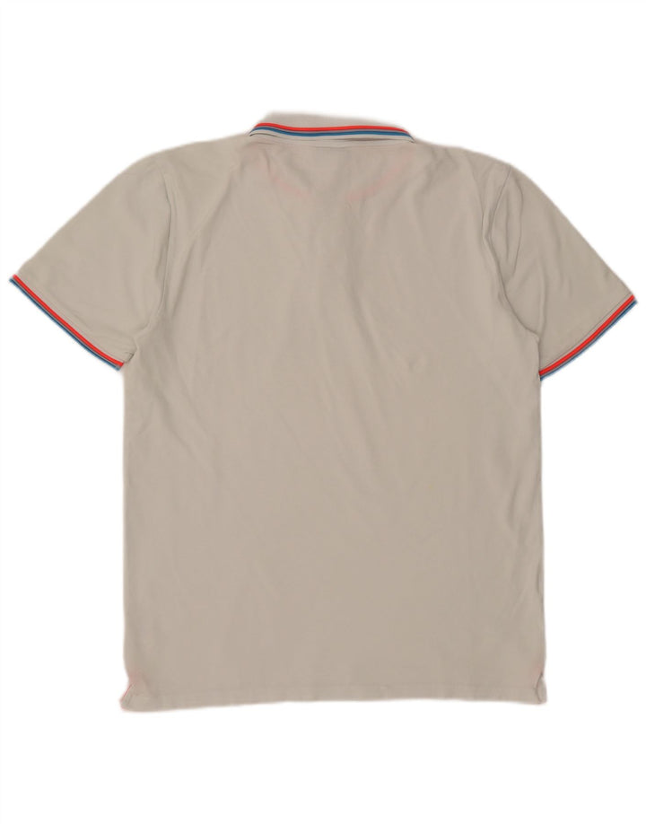 Sundek Mens Polo Shirt XL White Cotton