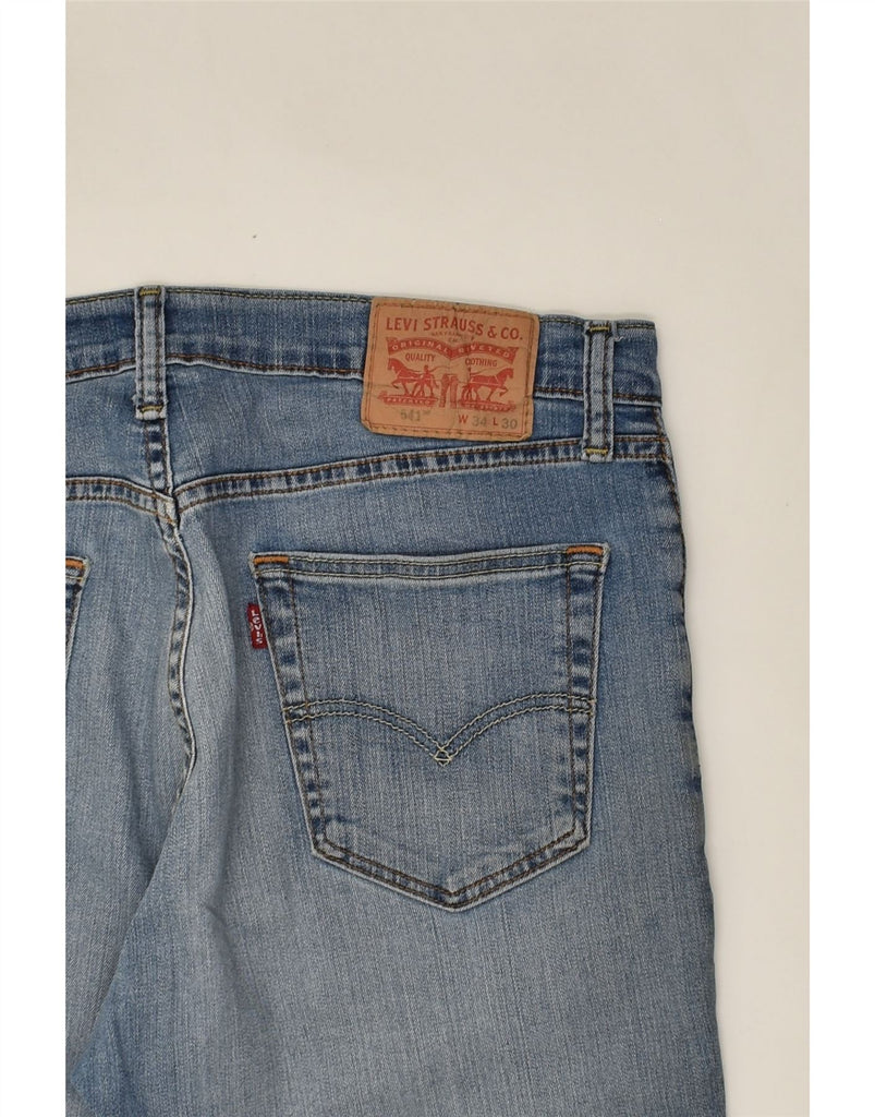 LEVI'S Mens 541 Tapered Jeans W34 L30 Blue Cotton | Vintage Levi's | Thrift | Second-Hand Levi's | Used Clothing | Messina Hembry 