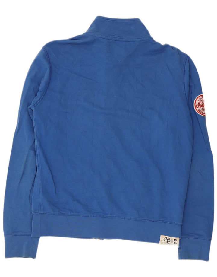 Tommy Hilfiger Mens Graphic Tracksuit Top Jacket 2XL Blue Cotton