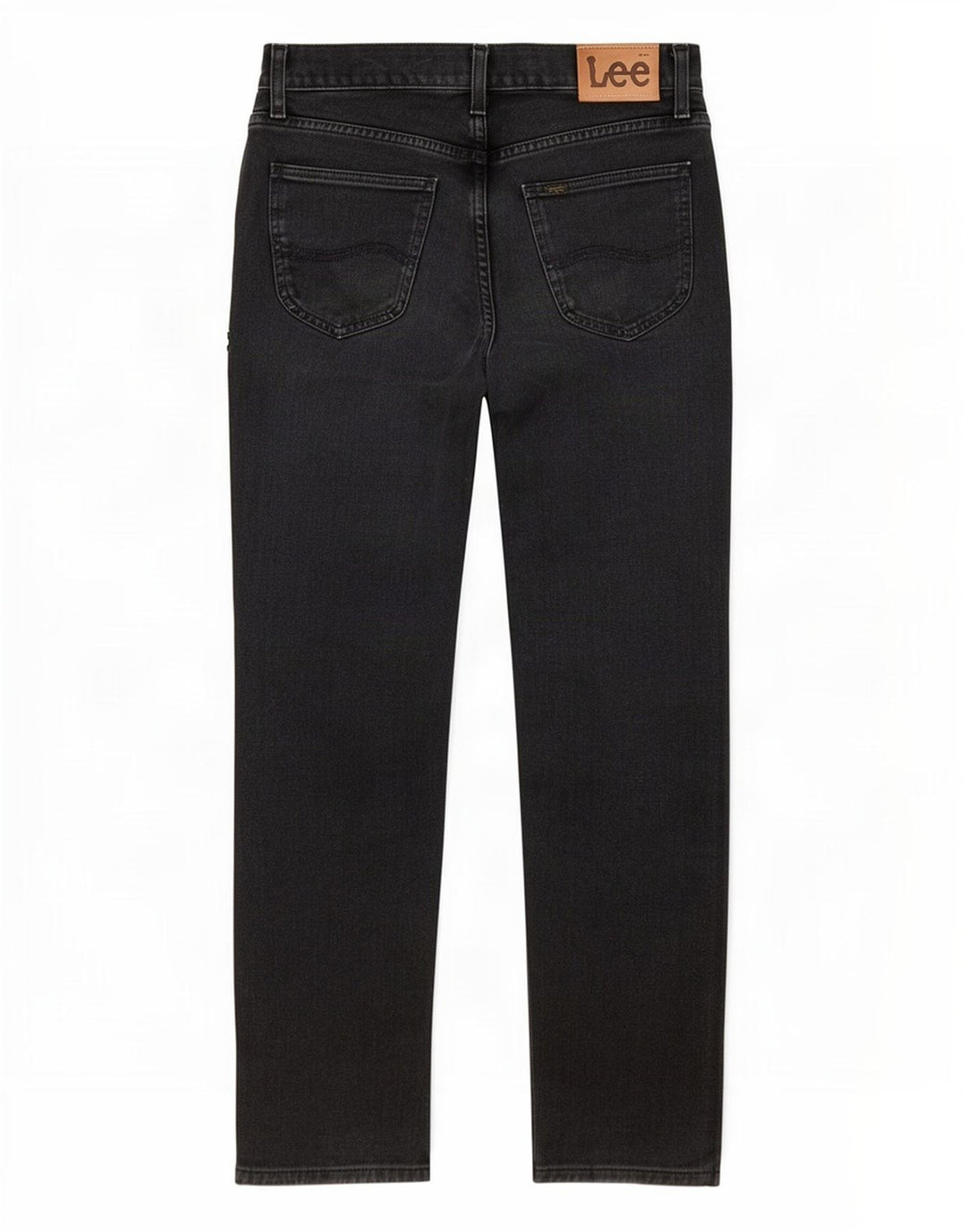 Lee Womens Straight Jeans W29 L34 Black Cotton