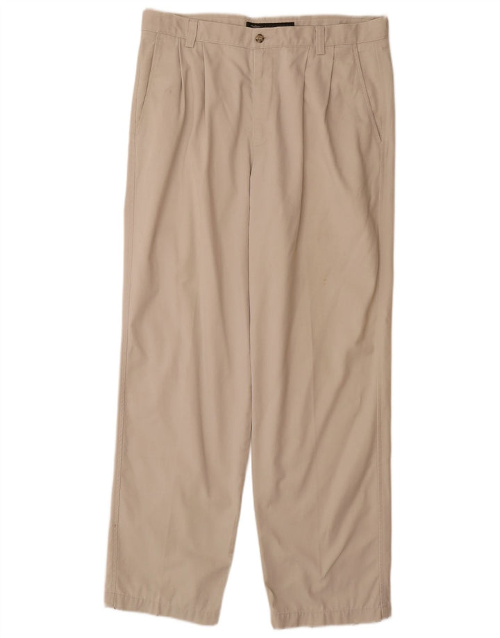 DOCKERS Mens Pegged Chino Trousers W34 L32 White