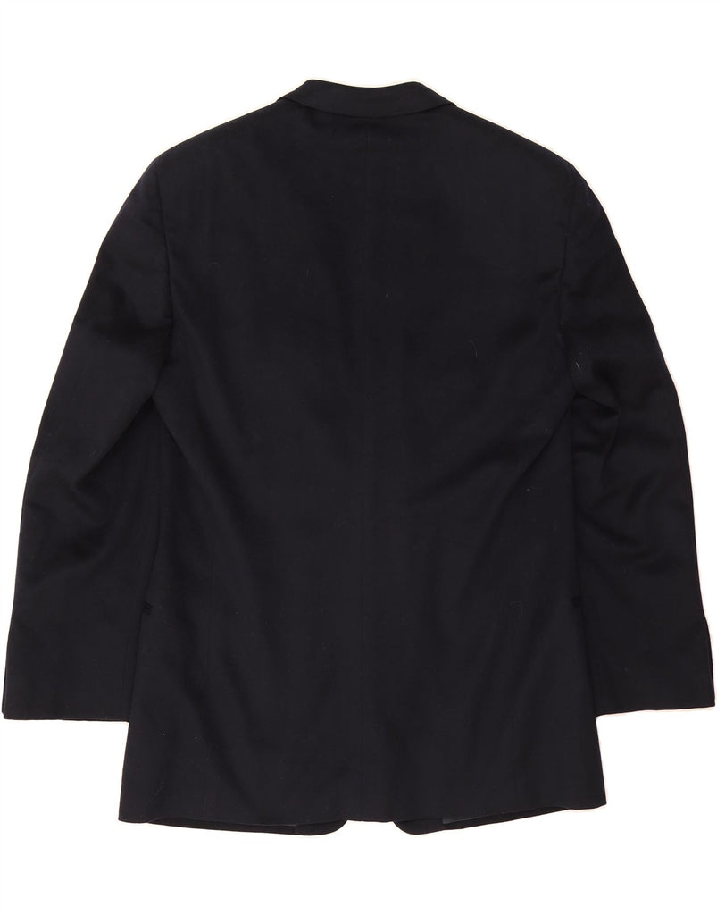 GIORGIO ARMANI Mens 2 Button Blazer Jacket UK 42 XL Navy Blue Cashmere Vintage Giorgio Armani and Second-Hand Giorgio Armani from Messina Hembry 
