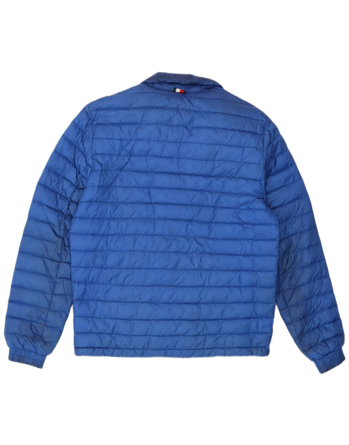 Tommy Hilfiger Mens Padded Jacket UK 36 Small Blue Polyamide