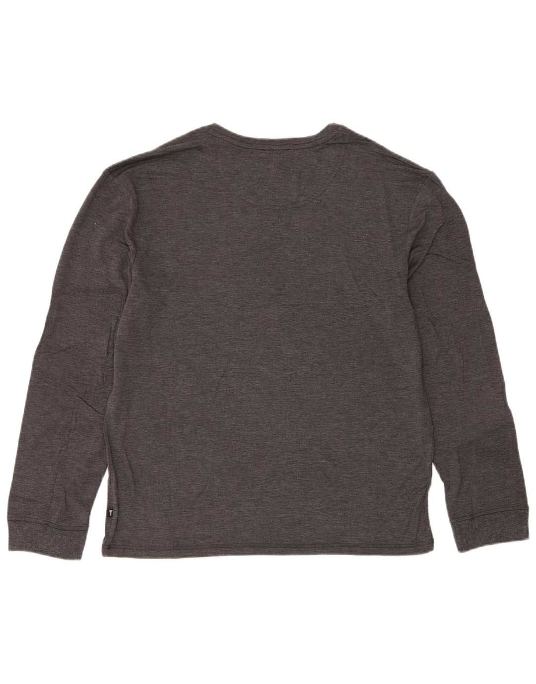 Ted Baker Mens Top Long Sleeve Medium Grey Modal