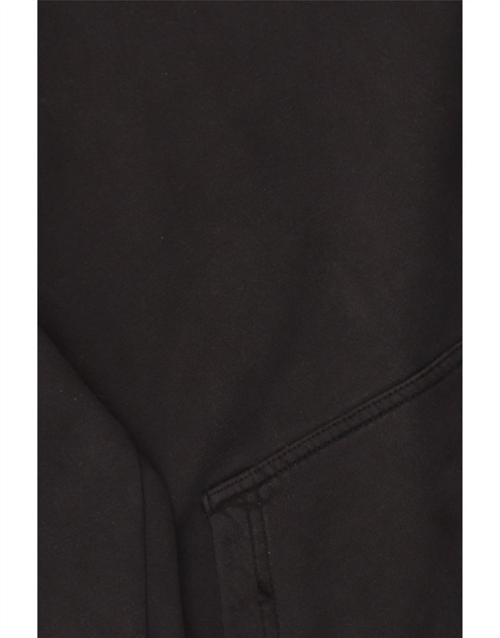 Nike Mens Hoodie Jumper Medium Black Cotton