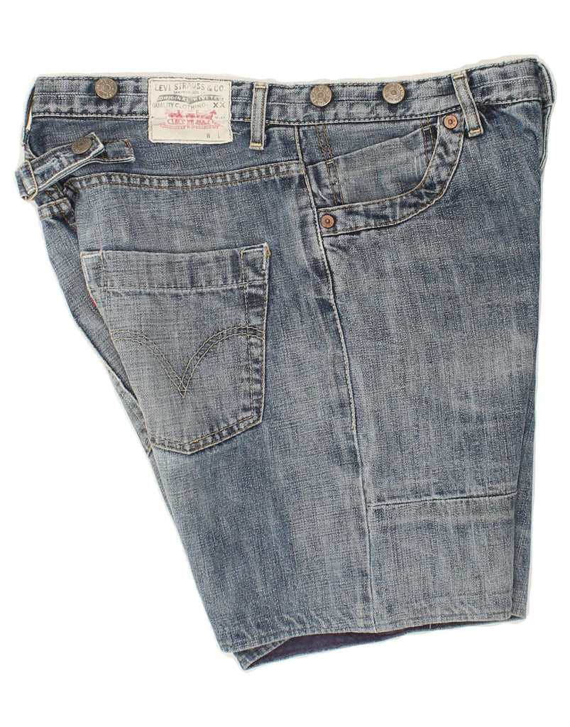 LEVI'S Mens Denim Shorts W34 Large Blue Cotton Vintage Levi's and Second-Hand Levi's from Messina Hembry 