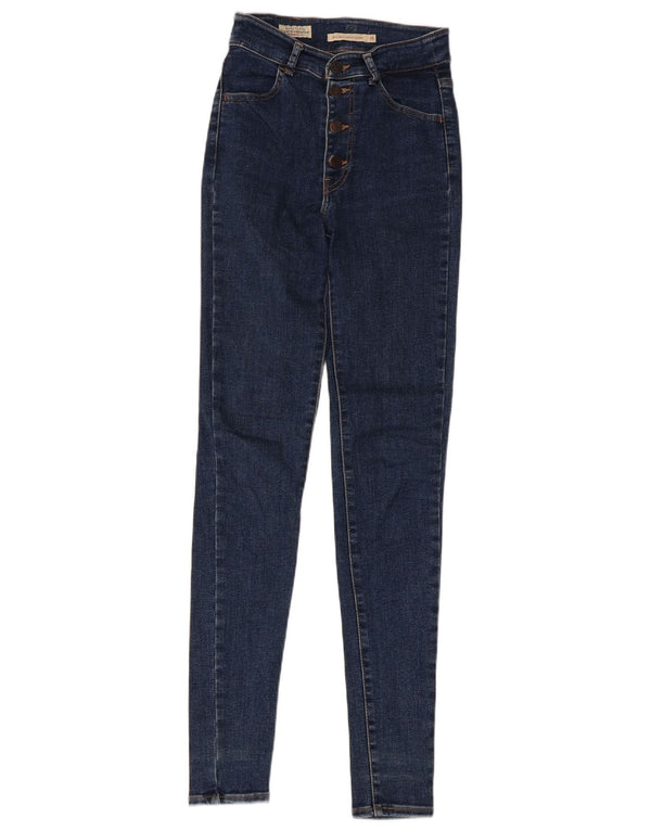 Levi's Womens Mile High Super Skinny Jeans W25 L31 Blue