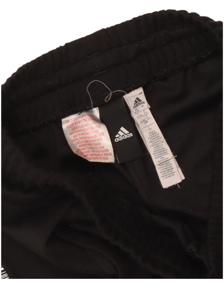 Adidas Boys Graphic Sport Shorts 14-15 Years Black Polyester