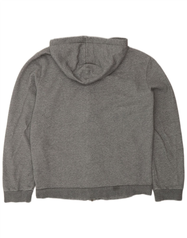 Puma Mens Zip Hoodie Sweater Medium Grey Colourblock Cotton