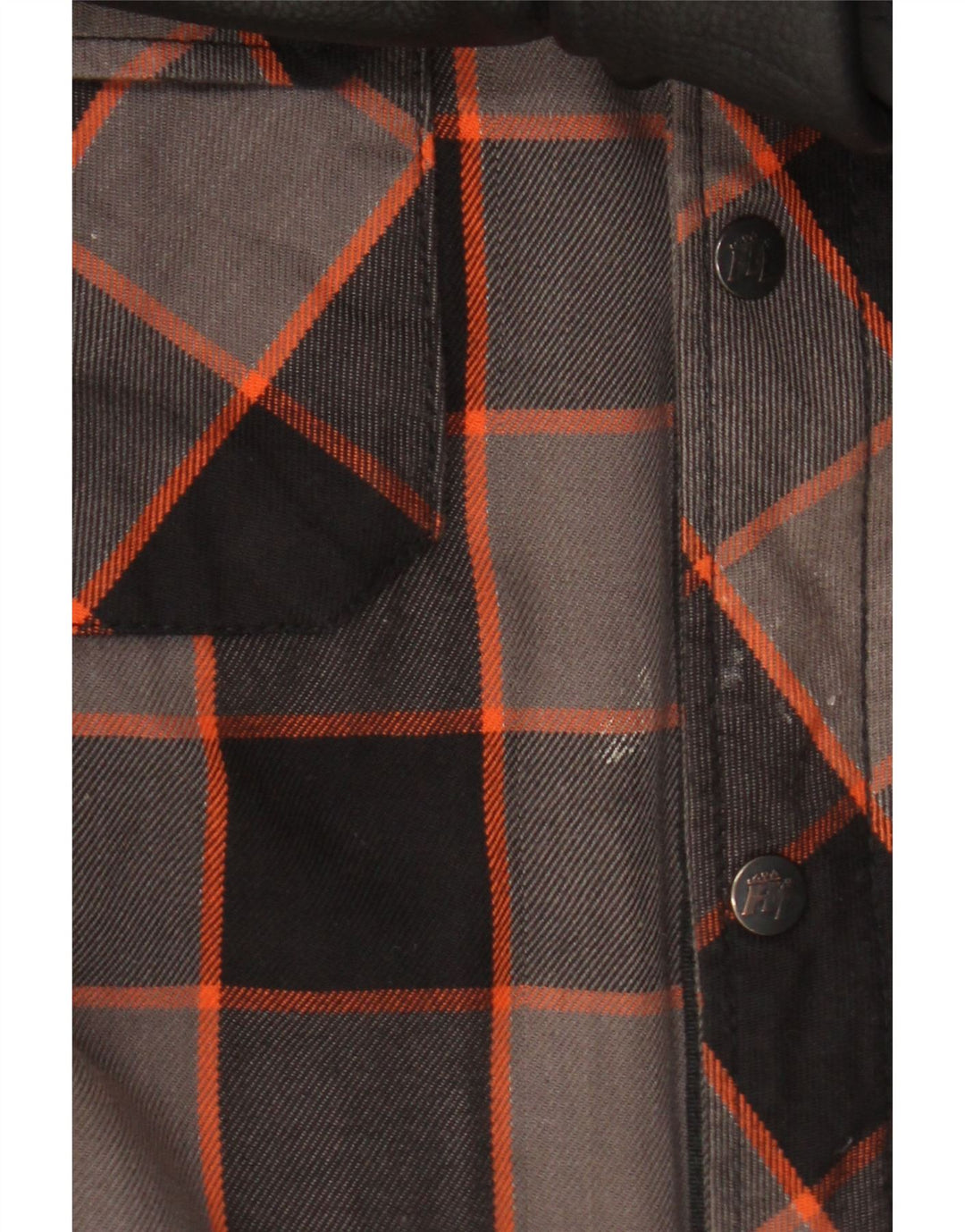 Vintage Mens Lumberjack Shirt 2XL Grey Check Cotton