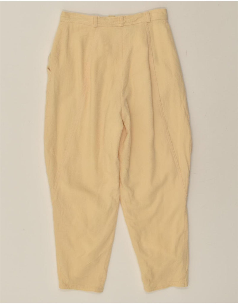 LIZ CLAIBORNE Girls Tapered Trousers 11-12 Years W26 L25 Beige Wool | Vintage Liz Claiborne | Thrift | Second-Hand Liz Claiborne | Used Clothing | Messina Hembry 