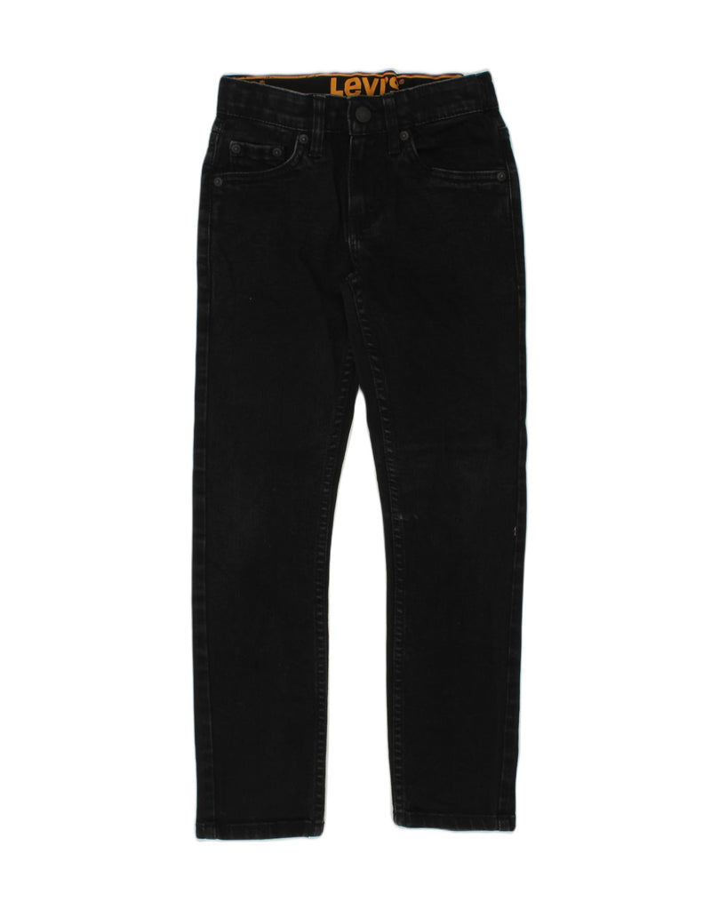 LEVI'S Boys 510 Slim Jeans 7-8 Years W24 L22  Black Cotton | Vintage Levi's | Thrift | Second-Hand Levi's | Used Clothing | Messina Hembry 