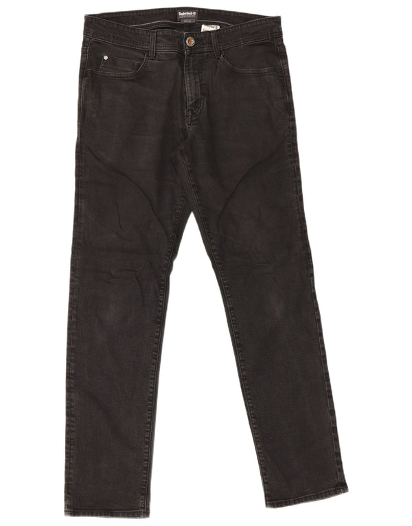 Timberland Mens Slim Jeans W32 L32 Black Cotton
