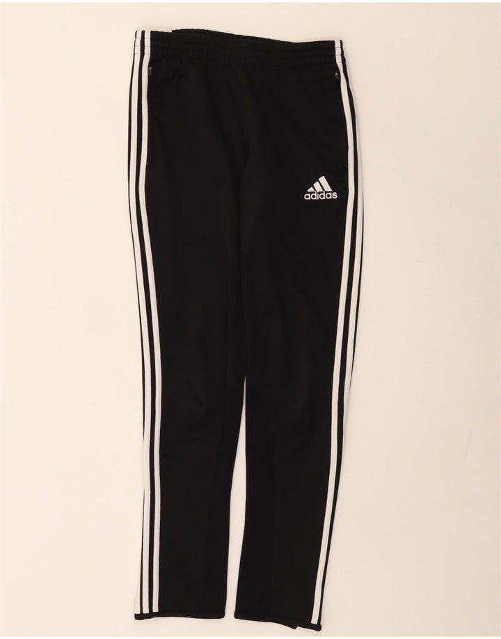 Adidas Boys Climacool Tracksuit Trousers 15-16 Years Black Colourblock