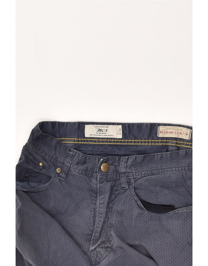 MARLBORO CLASSICS Mens Regular Slim Fit Casual Trousers W31 L34  Navy Blue | Vintage Marlboro Classics | Thrift | Second-Hand Marlboro Classics | Used Clothing | Messina Hembry 