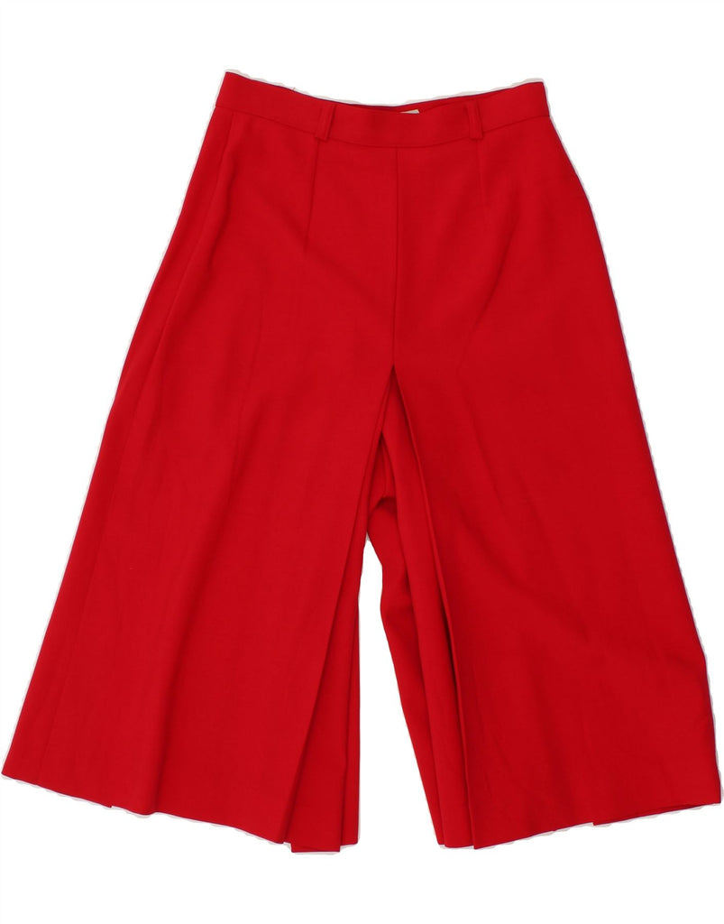I BLUES Womens Flare Casual Trousers UK 10 Small W26 L18 Red | Vintage i Blues | Thrift | Second-Hand i Blues | Used Clothing | Messina Hembry 