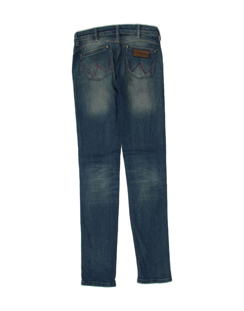WRANGLER Womens Molly Skinny Jeans W25 L34  Blue Cotton | Vintage Wrangler | Thrift | Second-Hand Wrangler | Used Clothing | Messina Hembry 