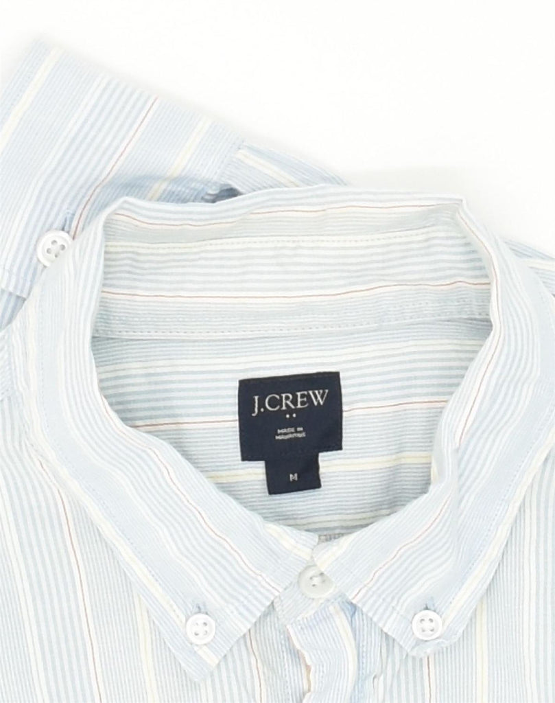 J. CREW Mens Shirt Medium Blue Striped Cotton | Vintage J. Crew | Thrift | Second-Hand J. Crew | Used Clothing | Messina Hembry 