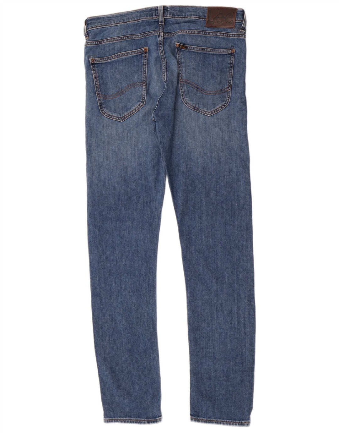 Lee Mens Luke Slim Jeans W32 L34 Blue Cotton