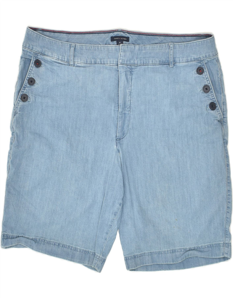 TOMMY HILFIGER Womens Denim Shorts US 18 3XL W38 Blue Cotton | Vintage Tommy Hilfiger | Thrift | Second-Hand Tommy Hilfiger | Used Clothing | Messina Hembry 