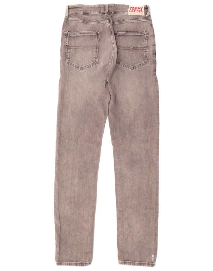 Tommy Hilfiger Boys Slim Jeans 15-16 Years W30 L32 Grey Cotton