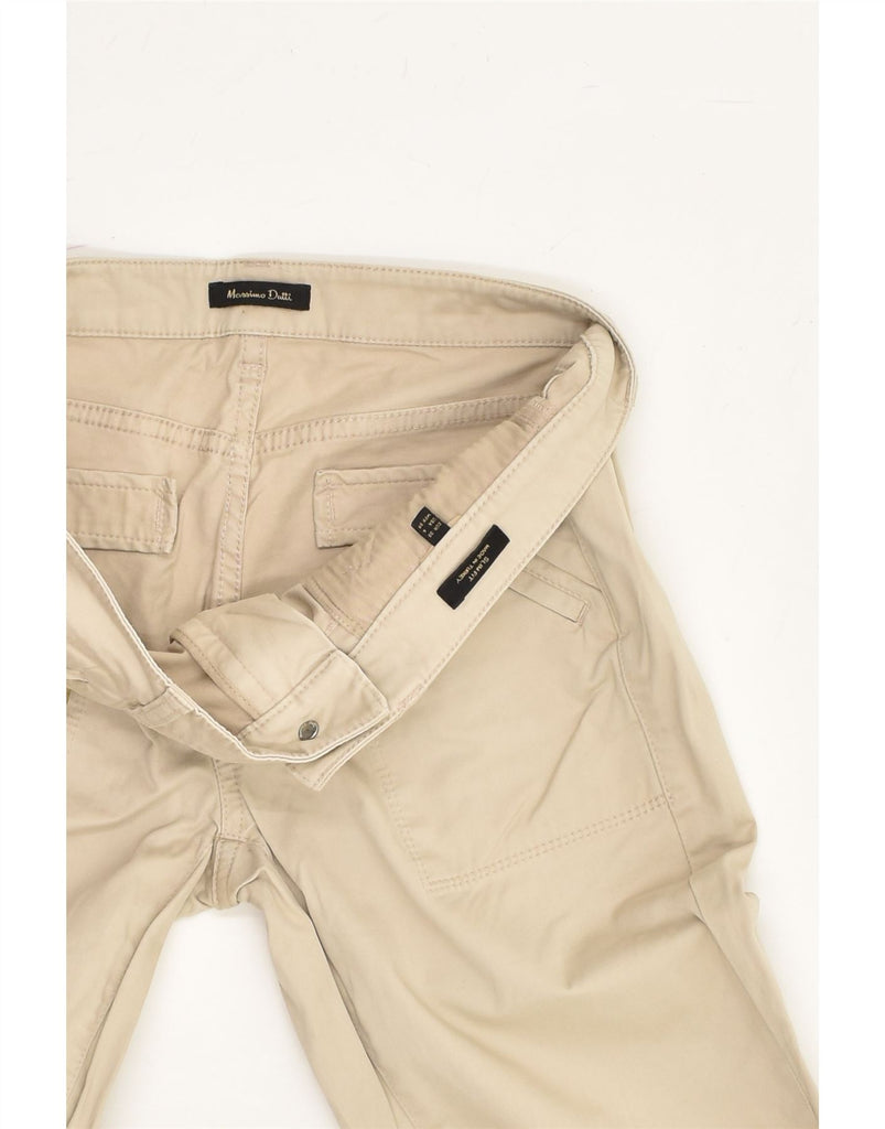 MASSIMO DUTTI Womens Slim Fit Chino Trousers EU 34 2XS W30 L29 Beige | Vintage Massimo Dutti | Thrift | Second-Hand Massimo Dutti | Used Clothing | Messina Hembry 