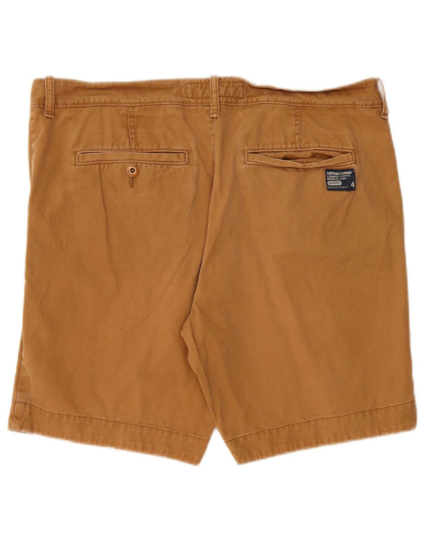 SUPERDRY Mens Chino Shorts 2XL W42  Beige Cotton