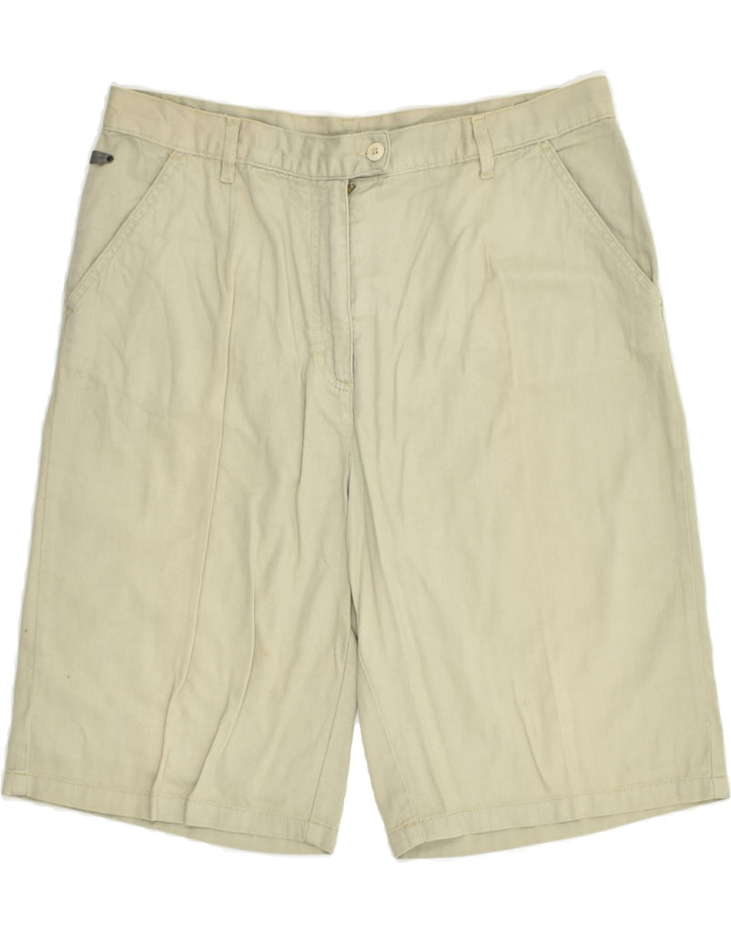 SERGIO TACCHINI Mens Chino Shorts IT 50 Large W32 Beige Cotton | Vintage Sergio Tacchini | Thrift | Second-Hand Sergio Tacchini | Used Clothing | Messina Hembry 